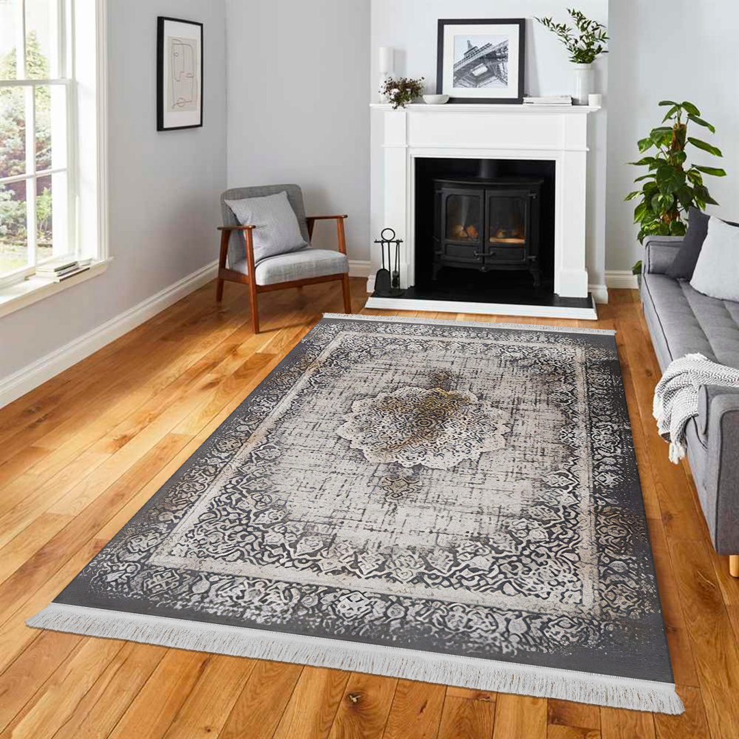 فرش مخمل نادی طرح سنتی کد O101