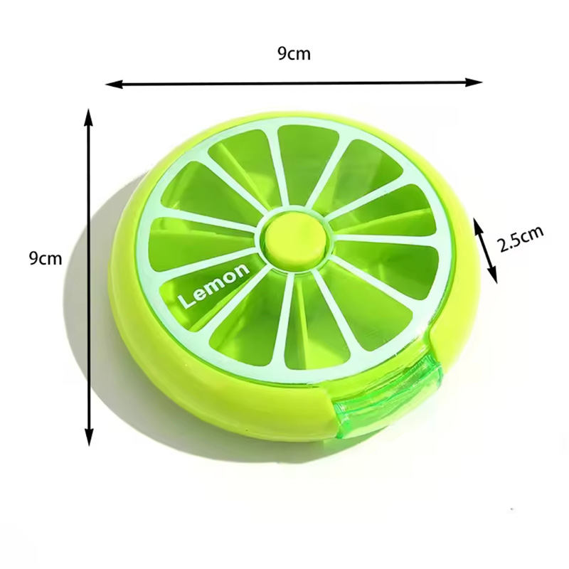 جا قرصی مسافرتی 7 خانه طرح میوه