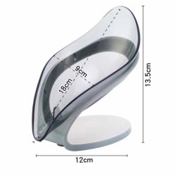 جا صابونی شفاف طرح برگ